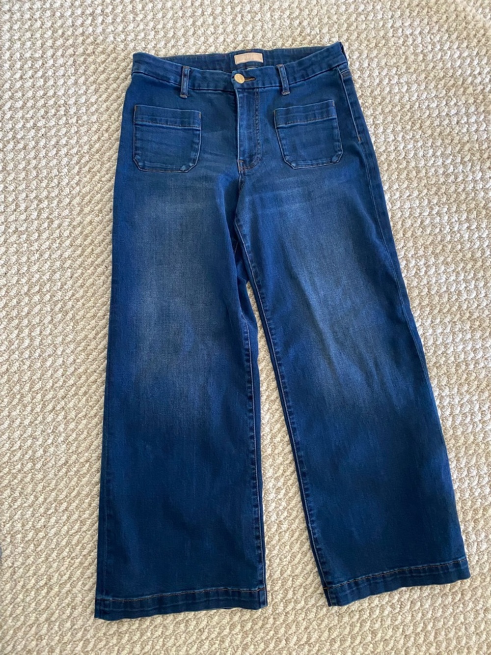 Kut Meg Wide Leg High Rise Jeans